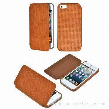 Leather hard case for iPhone 5, nice texture